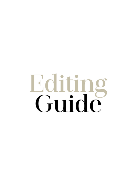 Wedding Film Editing Guide